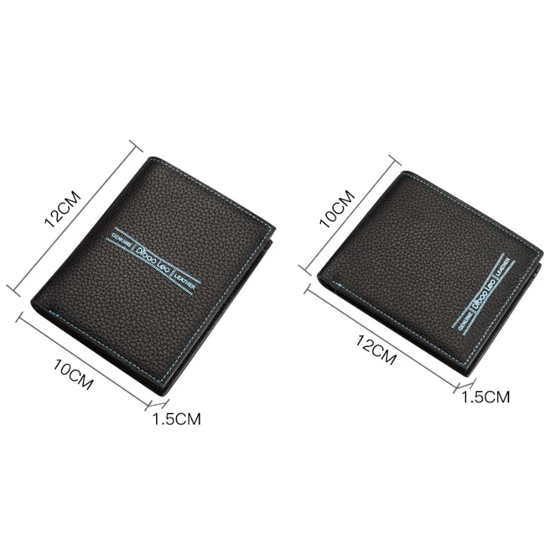 Youda оригинальный дизайн мужской короткий кошелек модный Молодежный большой