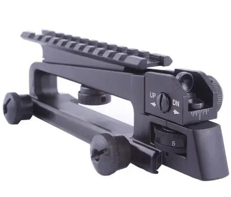 Металлический Страйкбол M4 M16 AR15 съемная ручка для переноски прицел - Цвет: Темный хаки