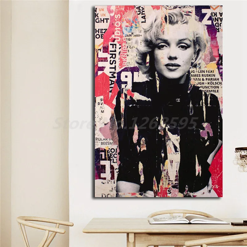 Marilyns Monroes HD настенные художественные холст постер и печать Картина декоративная