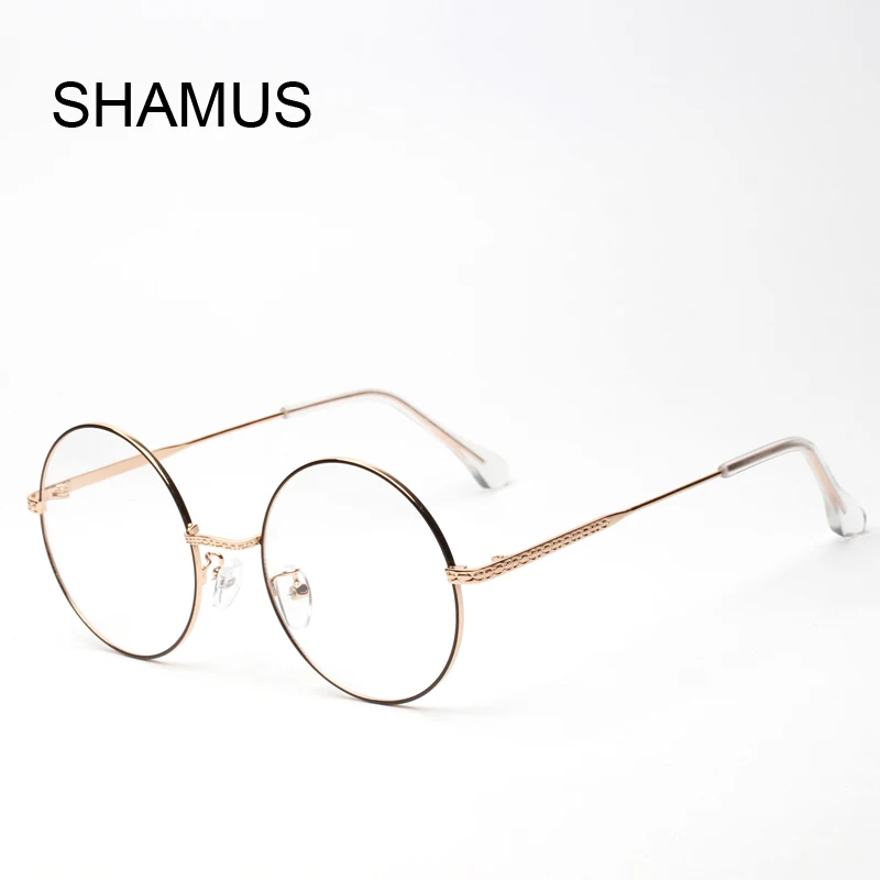 Супер светильник оптические оправы SHAMUS модные круглые очки 2017 ретро брендовые