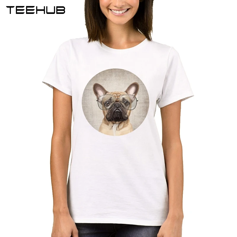 TEEHUB новинка Женская Классическая футболка с коротким рукавом Милая женская