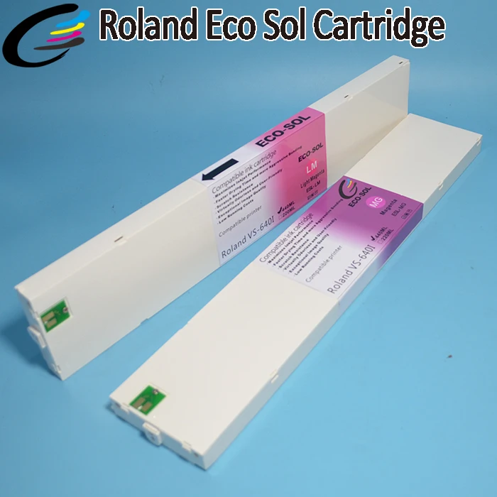 Заправка Eco Sol MAX чернильный картридж совместимый с Roland VS640 VS540 VS420 VS300|ink cartridge|roland