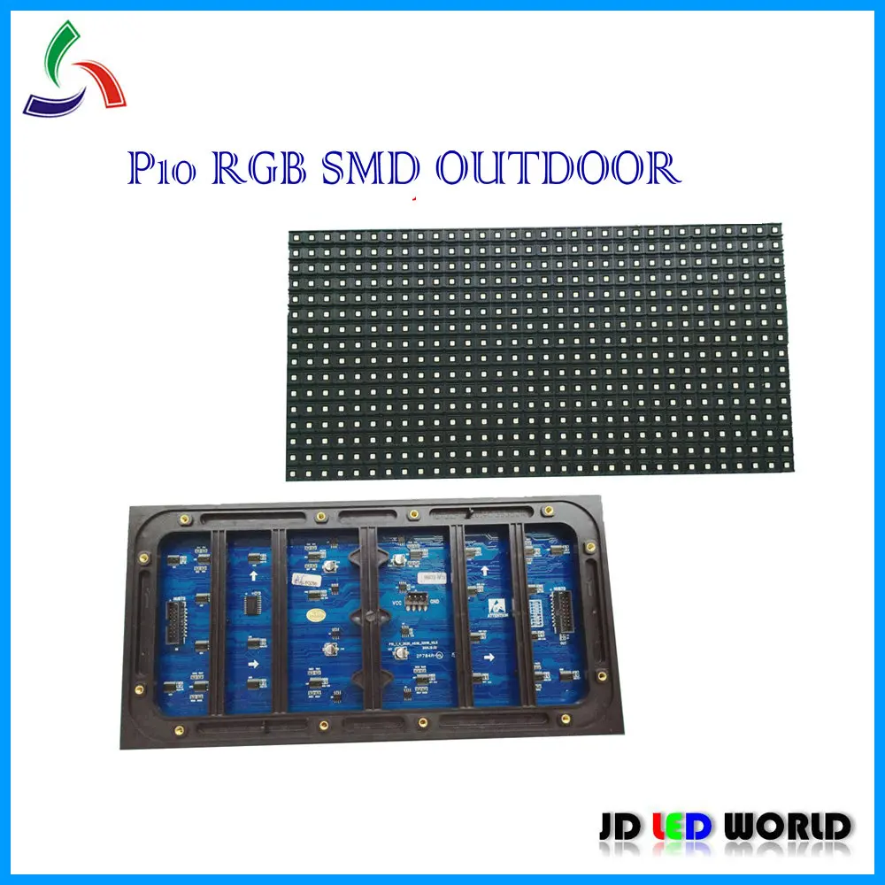 P10 RGB SMD полноцветный светодиодный видео экран модули 320 мм * 160 32*16 пикселей HUB75 1/4