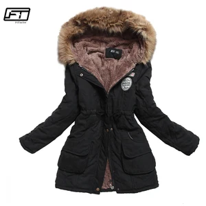 ZQLZ Spring Autumn Winter Jacket Women 2022 Thick Warm Hooded Parka Mujer Cotton Padded Coat 3XL Cas