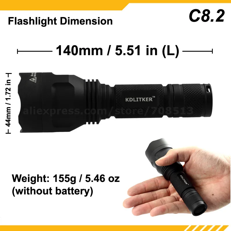 Новый KDLITKER C8.2 Cree XP L HD белый 6500K/нейтральный 5000K/теплый 3000K 1200 люмен светодиодный