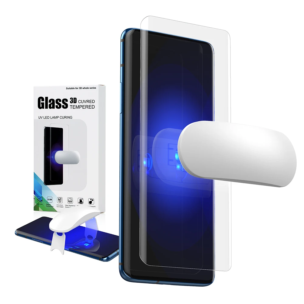 Защита экрана из закаленного стекла для Oneplus 7 Pro с разблокировкой по отпечатку