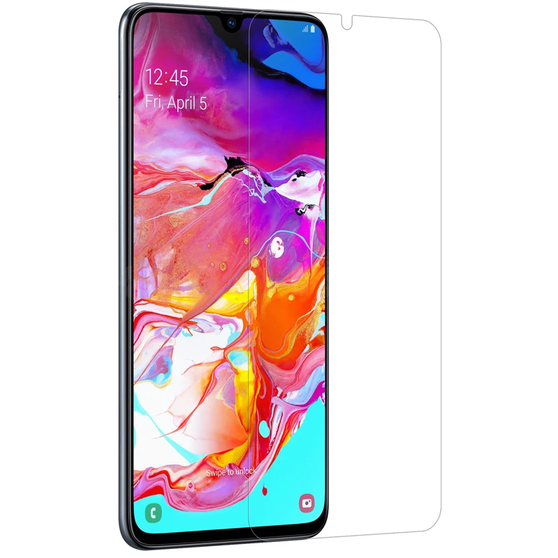 2 шт./партия NILLKIN кристально чистый протектор экрана для samsung A70 анти отпечатков