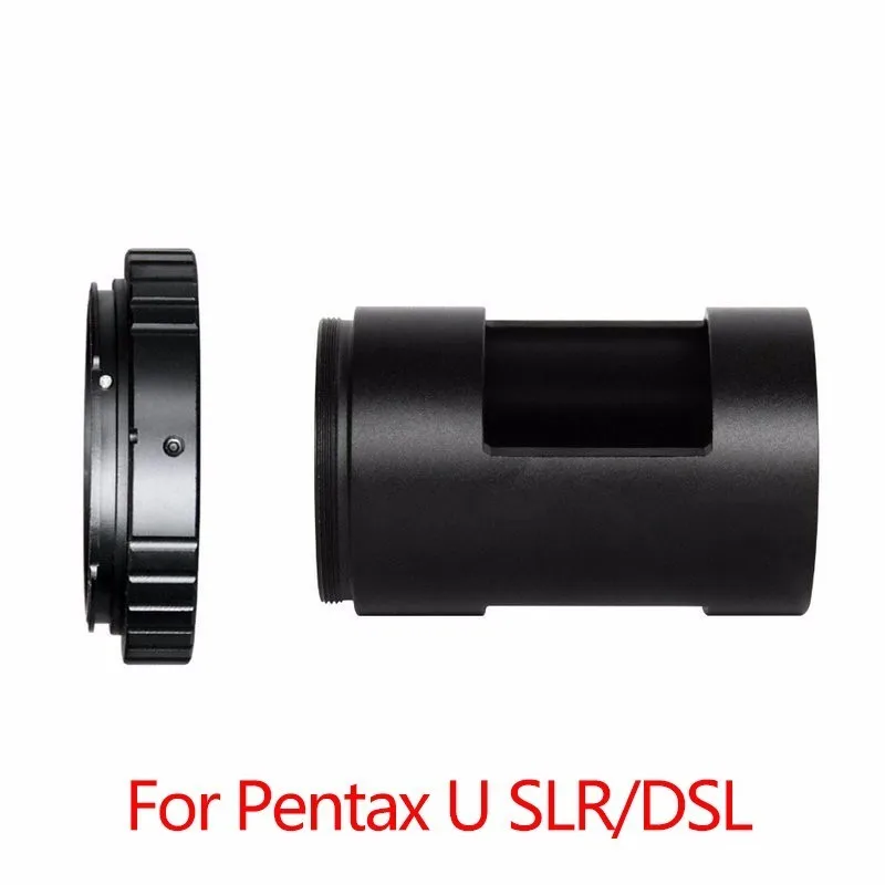 For Pentax U SLR DSL Новое Т-образное кольцо для Canon, Nikon, sony, Olympus, Pentax, SLR, DSLR камеры Адаптер+ M42 Резьбовое крепление трубки Зрительная труба монокулярный адаптер - Цвет: For Pentax U SLR DSL