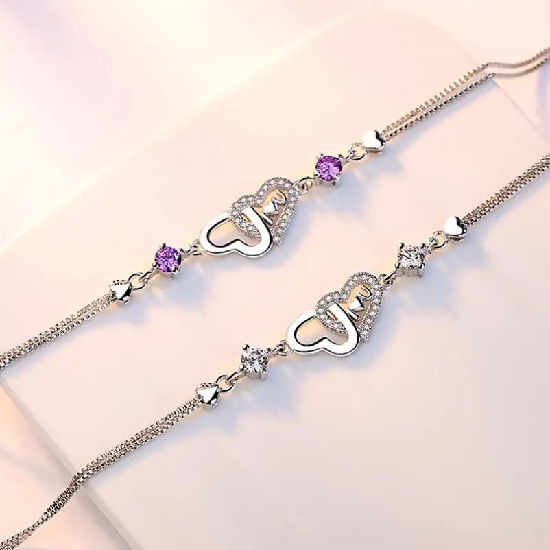 Xinyao handchain - Korean edition of simple zircon jewelry foreign trade wholesale bracelets |