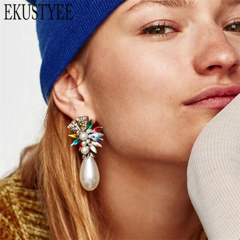 2017 новое поступление серьга с искусственным жемчугом для женщин богемные