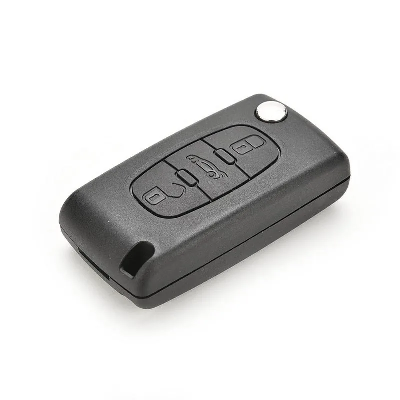 Новый складной чехол для дистанционного ключа пульта PEUGEOT 407 307 308 607 3 кнопки