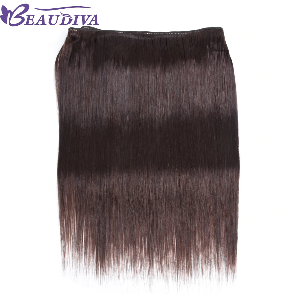 BEAUDIVA#1#2#4 Натуральные Прямые бразильские волосы Remy, волнистые пряди, 3/4 шт, человеческие волосы для наращивания, 95 грамм