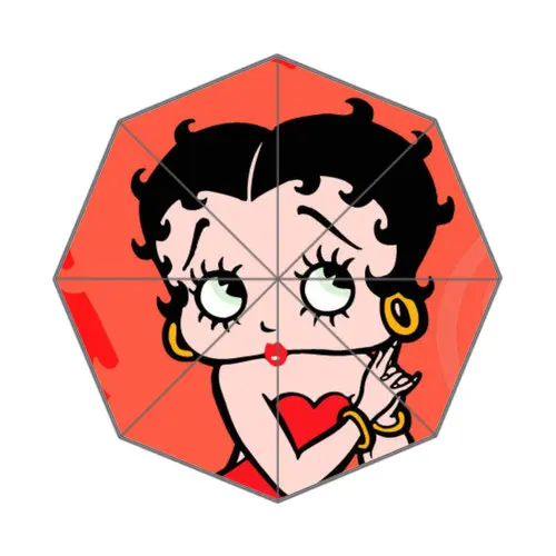 Горячая на заказ Betty Boop Лучший милый, симпатичный дизайн Портативный Модный стильный полезный складной зонтик#-grfioi
