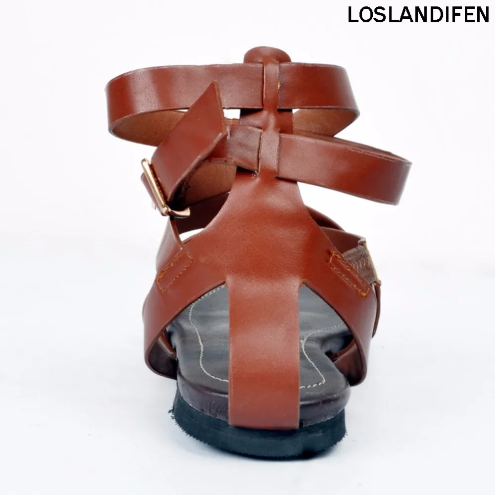 2018 Новые простые повседневные женские модные летние пляжные сандалии ручной