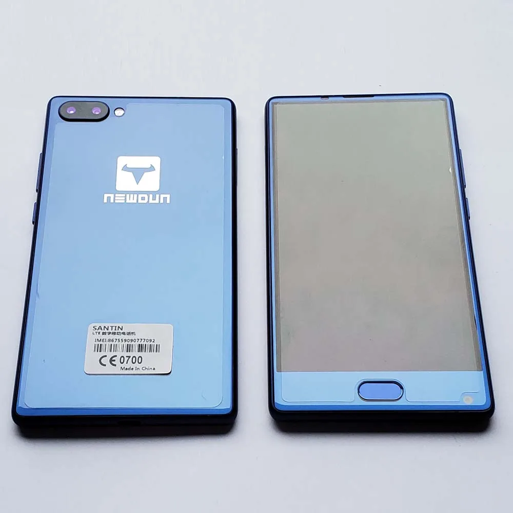 SANTIN NEWDUN, 6 ГБ ОЗУ, 64 Гб ПЗУ, 16 МП, Восьмиядерный процессор MTK Helio P25, 5,5 дюйма, сенсорный ID, две sim-карты, Android 7,0, FDD LTE, 4G, смартфон - Цвет: Синий