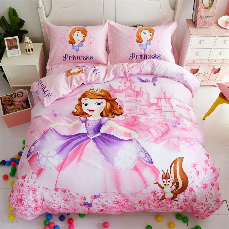 Parure De Lit Princesse Sofia Rose Ensemble De Literie Pour Enfants Decoration De Chambre A Coucher Housse De Couette Draps Taille Double Queen Size Pour Bebe Fille Parure De Lit Princesse Sofia Rose Ensemble De Literie Pour Enfants Decoration De Chambre A Coucher Housse De Couette Draps Taille Double Queen Size Pour Bebe Fille