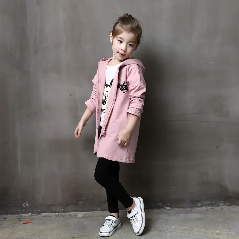 2016 Новая Коллекция Весна и Осень Мода Девушка Кофты Детская Одежда Девушки