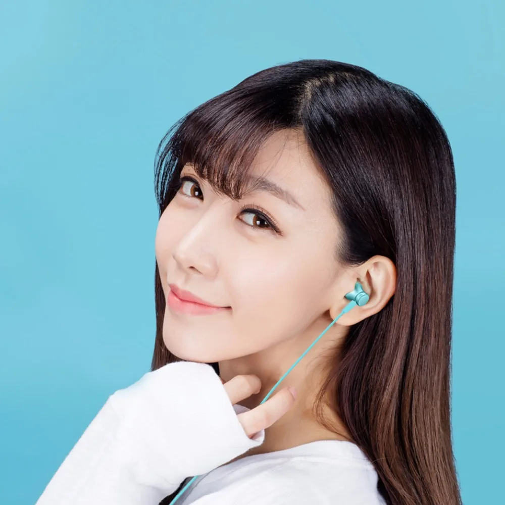 Original Xiaomi Mi Newest Earphone Piston Fresh Version In-Ear 3.5mm AUX with Mic Wire Control for mobile phone | Электроника