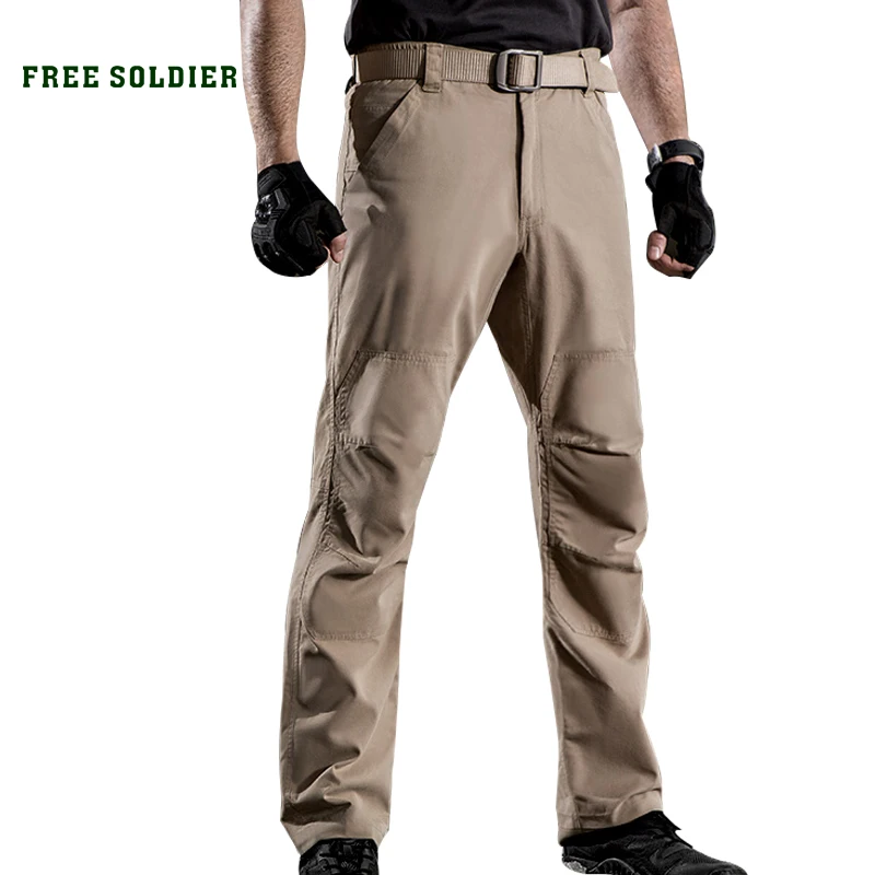 

FREE SOLDIER Повседневные брюки в стиле милитари Мужские демисезонные брюки повышенной износостойкости