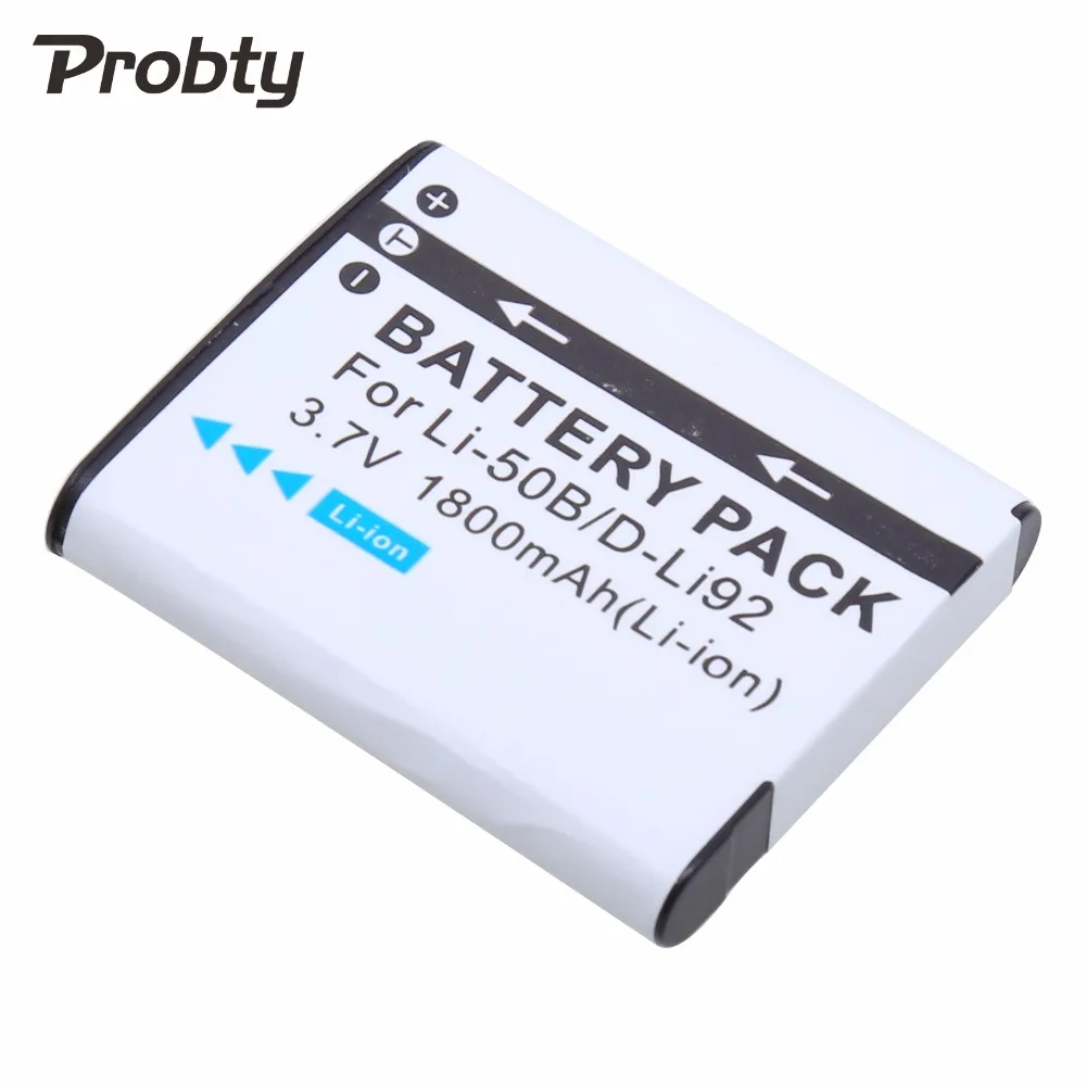 Probty 3 шт Высокое качество 1800mah 7 V LI-50B LI 50B батарея камеры для Olympus SP 810 U6010 U9010 SZ14 SZ16 D755