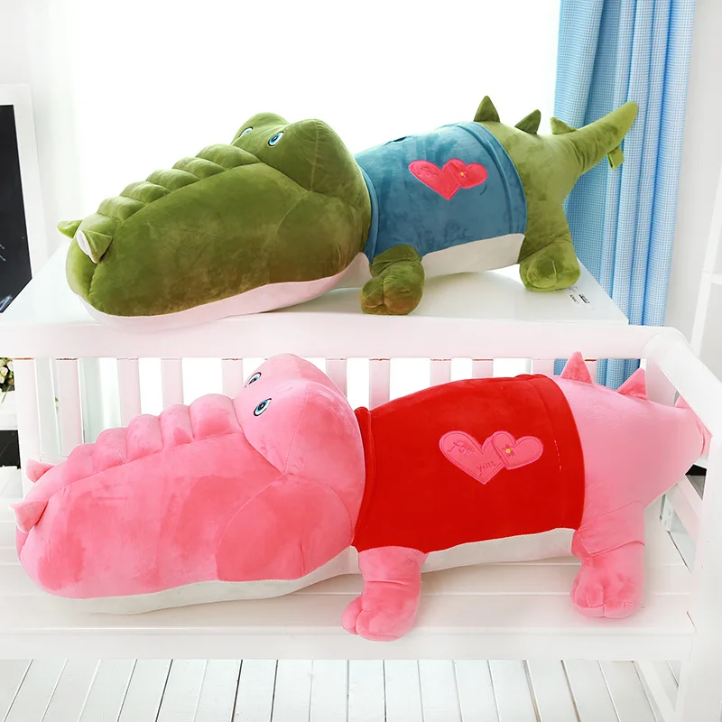 47&quot 120cm big size crocodile alligator cayman plush toy stuffed doll pillow Kids girlfriend birthday Christmas gift | Игрушки и