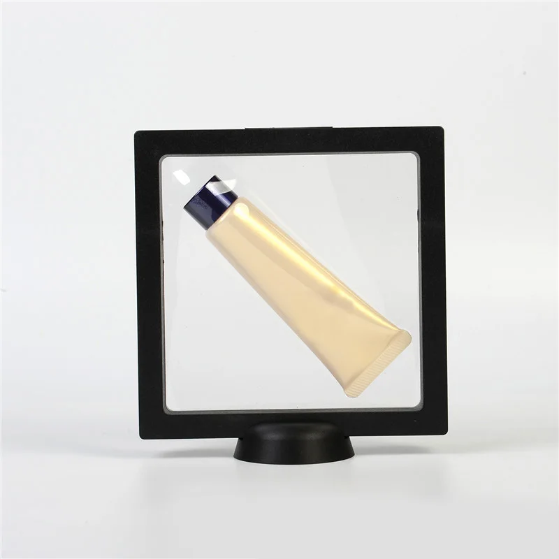 Квадратная плавающая рамка PE пленка коробка для ювелирных изделий чехол