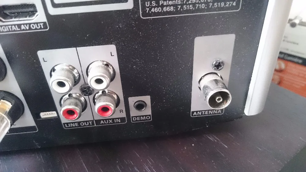 Мужской F Тип коаксиальный телескопическая FM антенна для Denon YAMAHA onyo MARANTZ PHILIPS TEAC SONY