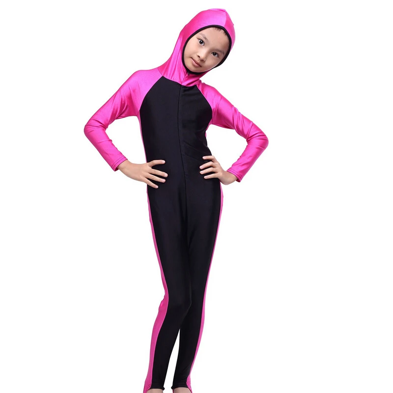 Детские купальники для девочек купальный костюм в стиле пэчворк на молнии