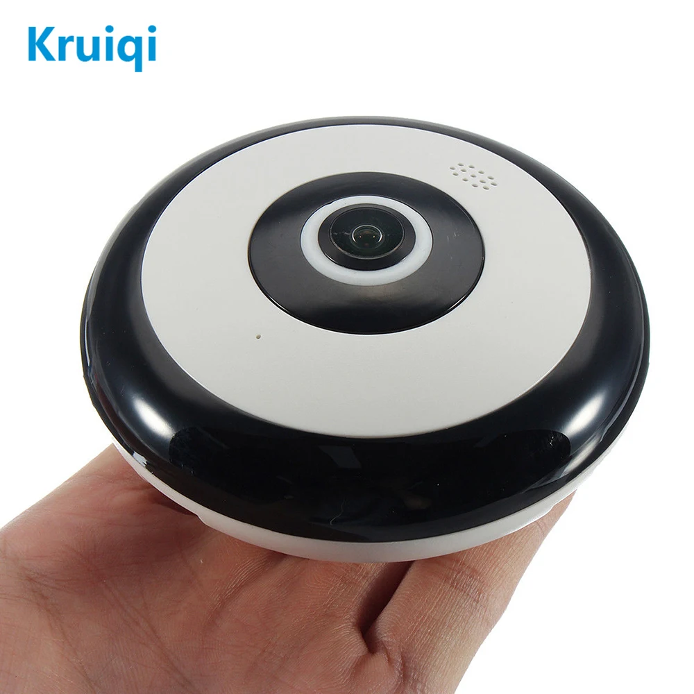 Kruiqi 360 градусов панорамная Беспроводная ip камера 1080P Аудио видео WiFi 2MP HD рыбий глаз