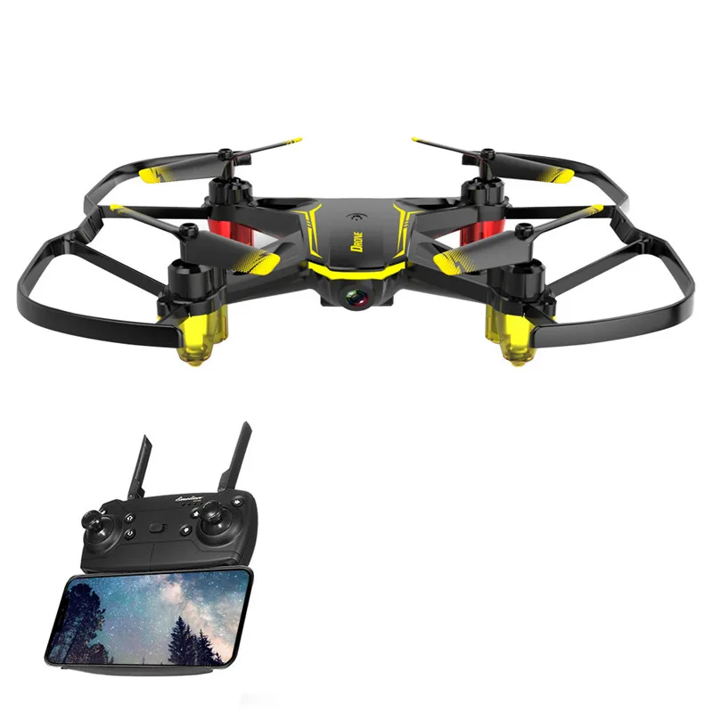 Дрон GW66 мини WIFI FPV Дроны с камерой RC вертолет Квадрокоптер дистанционным