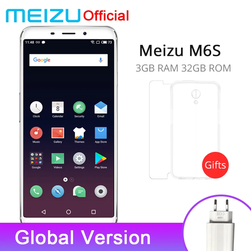 Официальная глобальная версия Meizu M6s 3 ГБ Оперативная память 32 Встроенная