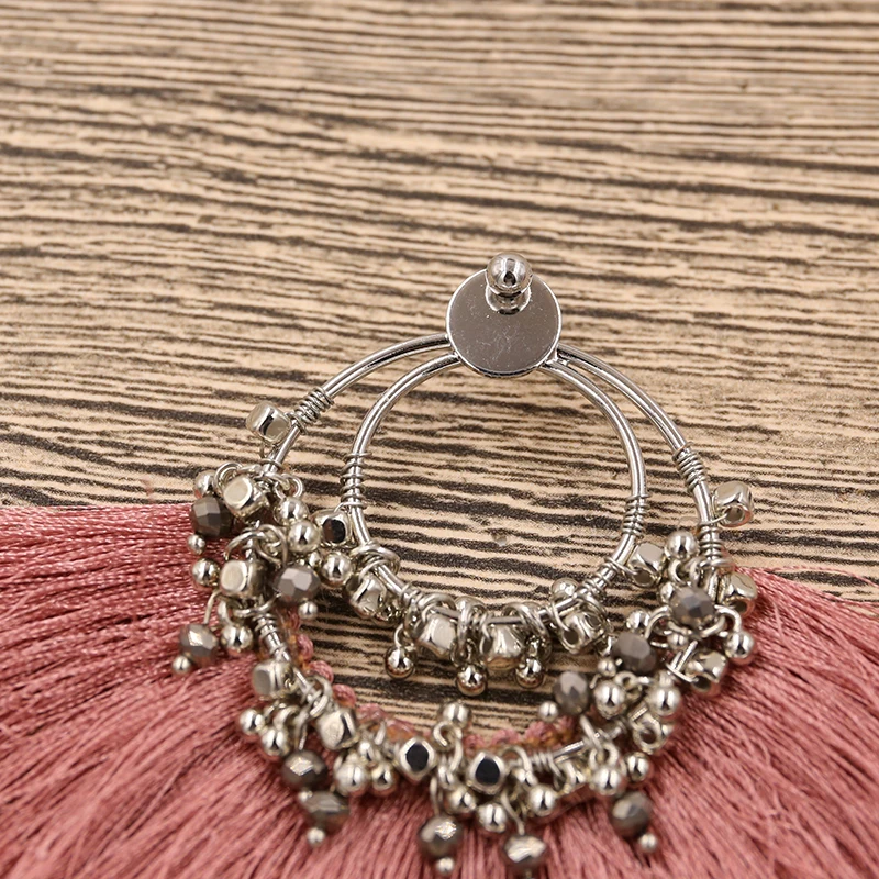 Новый дизайн богемные бусы серьги с кисточками для женщин этнический Ретро