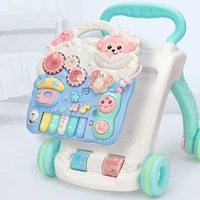 baby walker walking toys with wheels assistant multifunctional toddler trolley sit to stand walker for kids