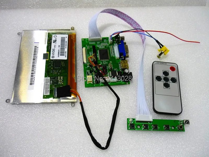 

HDMI + 2 av + VGA ЖК-дисплей драйвер платы + 5,6 дюймов IPS ЖК-дисплей панель HV056WX2-100 (1280*800) + LVDS кабель + OSD клавиатура + дистанционный пульт