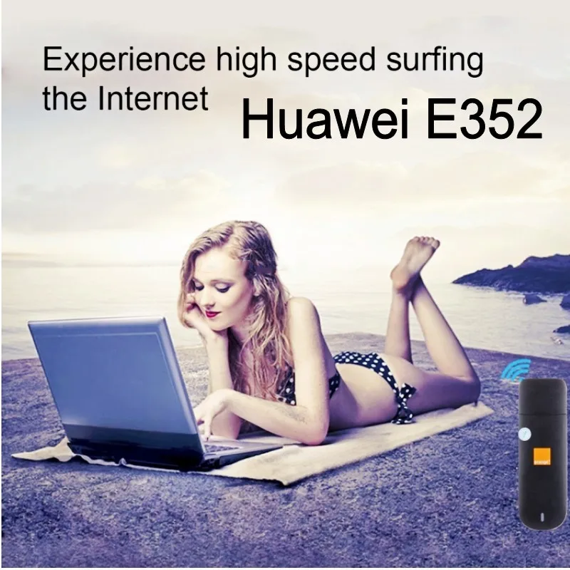 Высокоскоростной usb модем Huawei E352 3G поддержка внешней антенны знак случайная