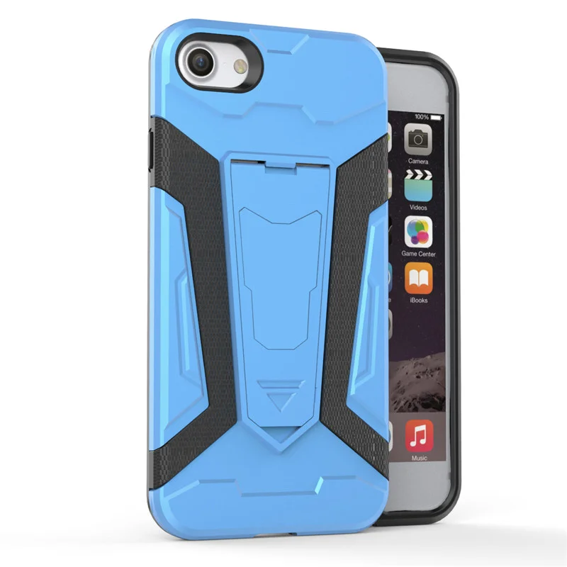 Pushingbest 4.7in для iphone 7 8 силиконовый чехол противоударный антидетонационных Kickstand