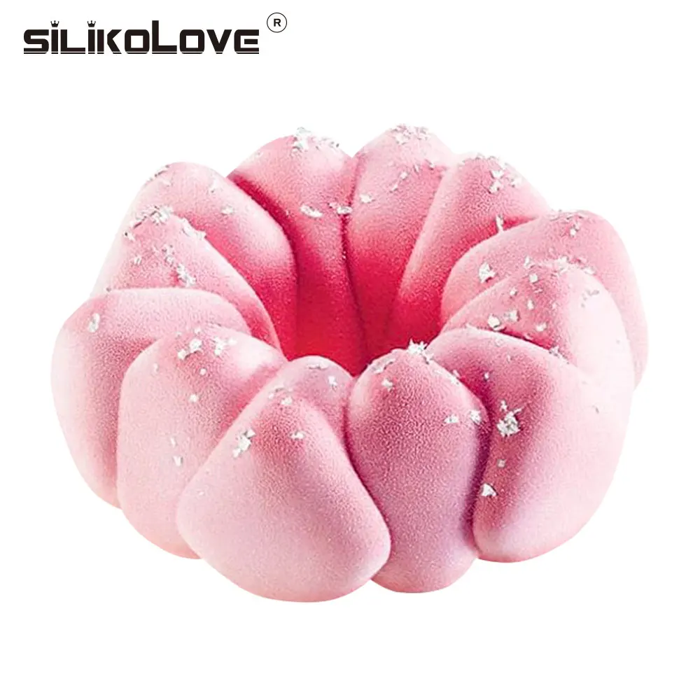 SILIKOLOVE для украшения торта прессформы Круглый камень Форма силиконовая форма для выпечки в форме цветка брауни мусс сделать десерт Пан