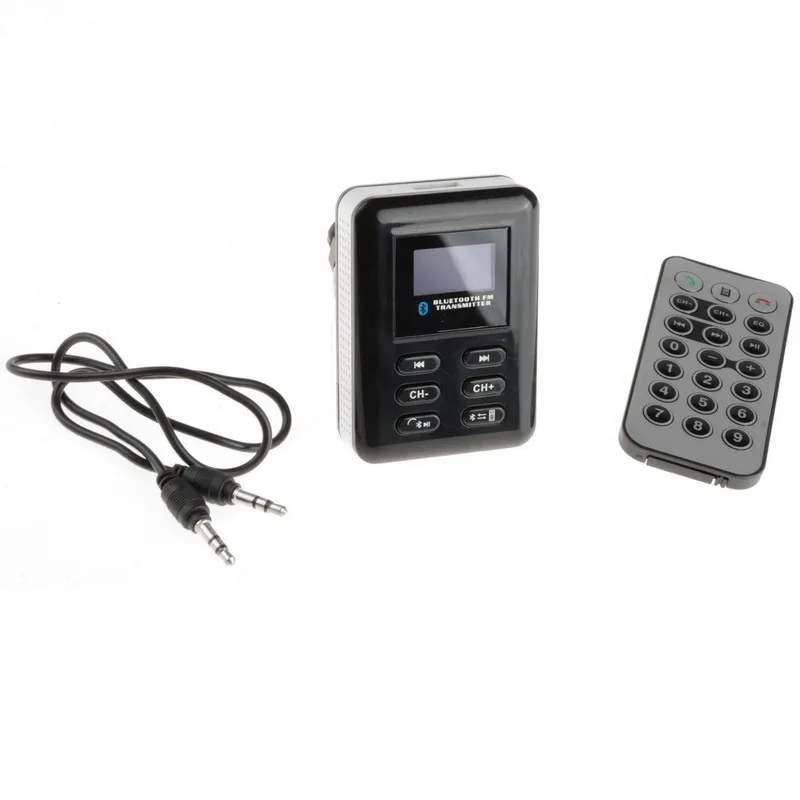 Новый Bluetooth автомобильный комплект MP3 плеер fm передатчик рулевое колесо USB SD MMC