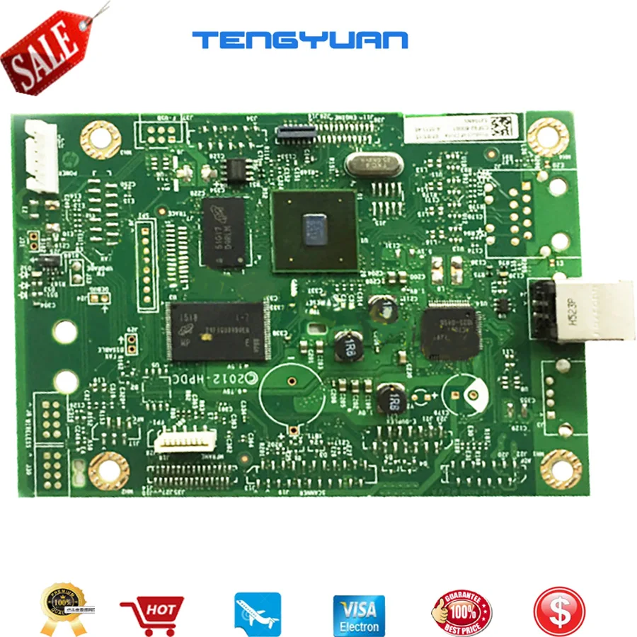 Протестированная 90% новая отформатированная плата для HP LJ Pro M402 M402D m403 M403D C5F92-60001 не