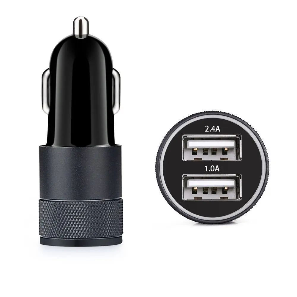 JKing Dual USB Автомобильное Зарядное устройство для iPhone X 8 7 Plus Универсальный