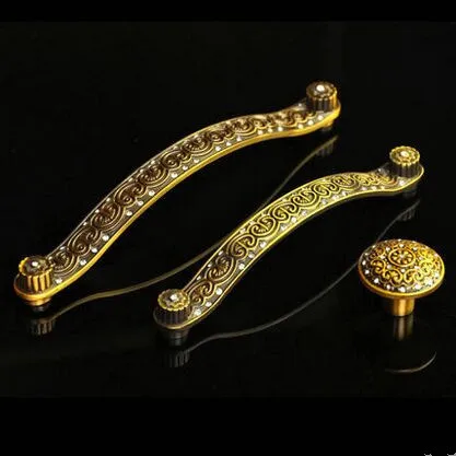 Ручка для мебели из роскошного золота 160 мм 6 3 дюйма | Обустройство дома