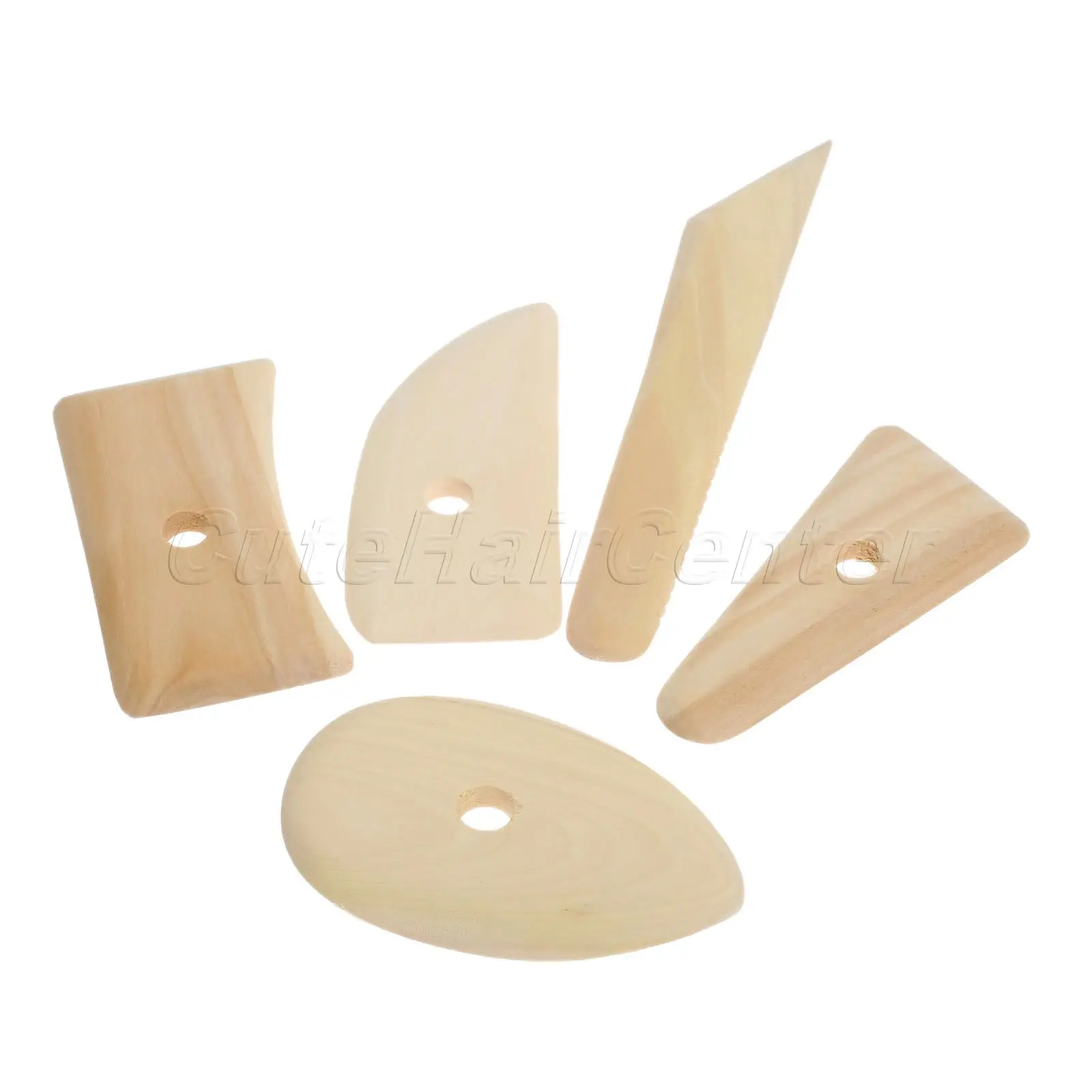 Новинка Лидер продаж 5 шт./компл. деревянная керамическая глина скульптура