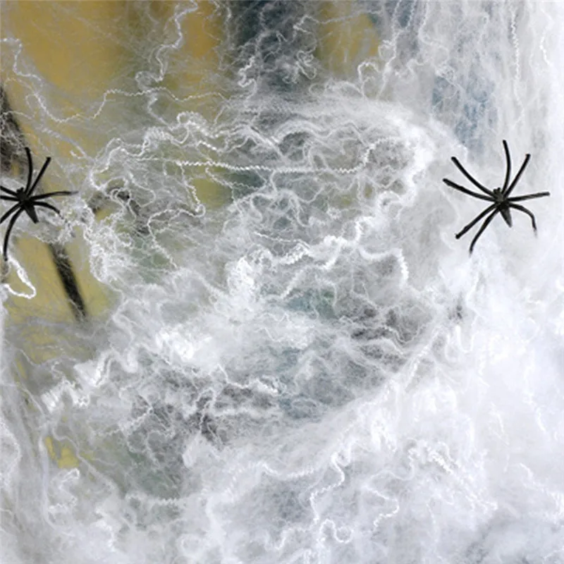 1 PC Haunted House A Must-have Halloween Party Decoration Prop Spider Web Spooky Gags & Practical Jokes |