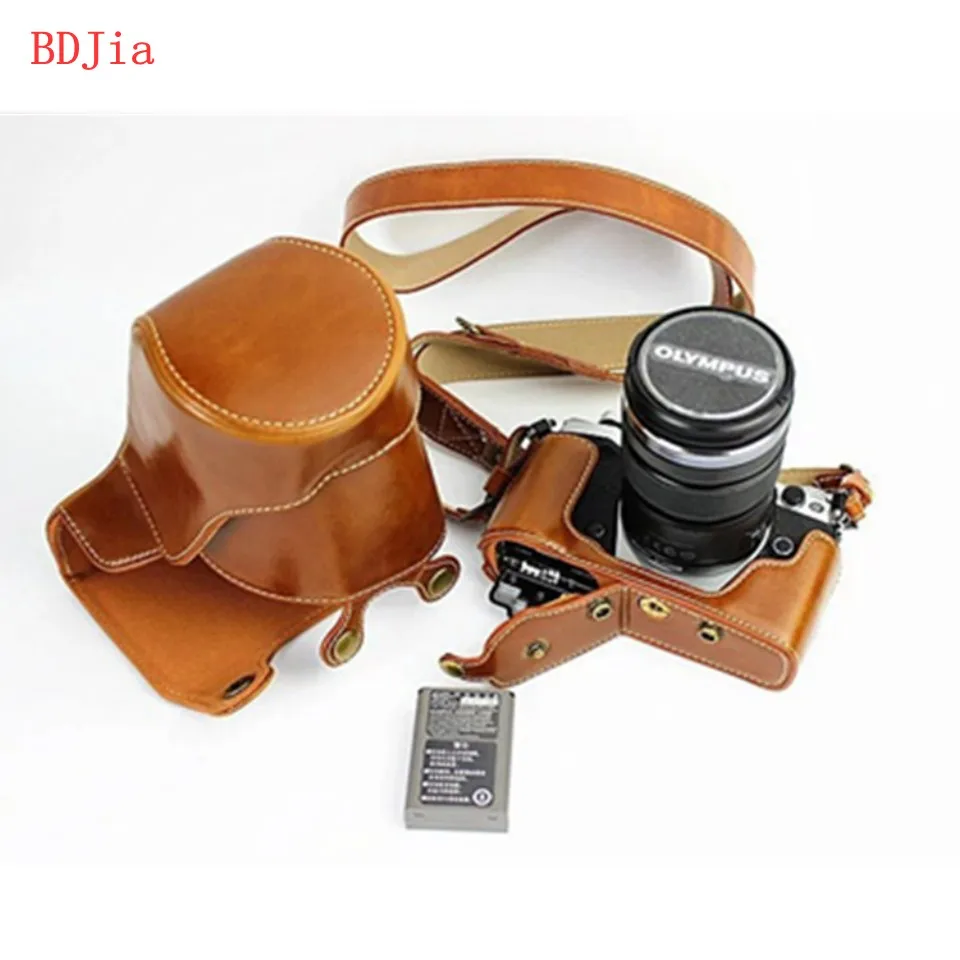 Новый роскошный кожаный чехол для камеры Olympus EM5II цифровой из искусственной кожи