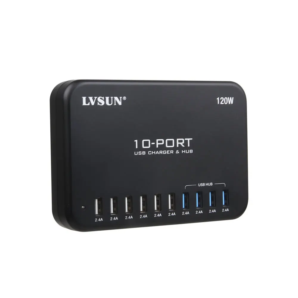 Высокоскоростной USB концентратор Udoli 120 Вт интеллектуальное настольное Сетевое