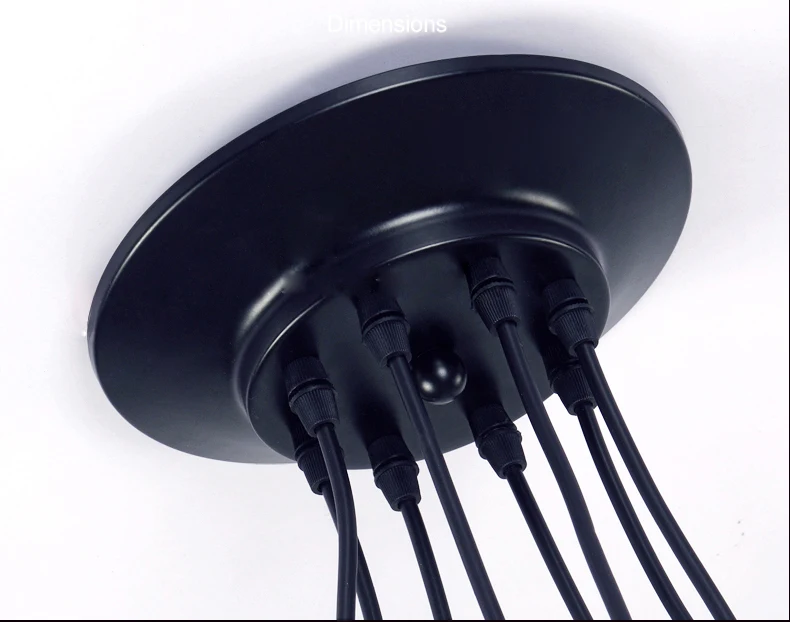 Современное ретро Edison ЛАМПЫ E27 Винтаж лампы антикварная DIY искусства подвесные лампы в виде паука 2 метров линии дома подвесной светильник Винтаж