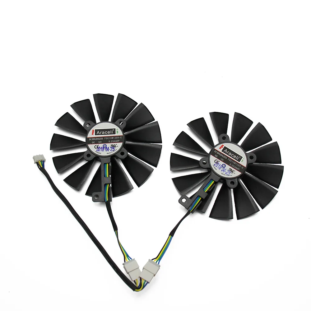 Вентилятор охлаждения с 13 лезвиями для ASUS STRIX RX 470 570 580 RX470 RX570 RX580 12 В 0 25 А 95 мм VGA