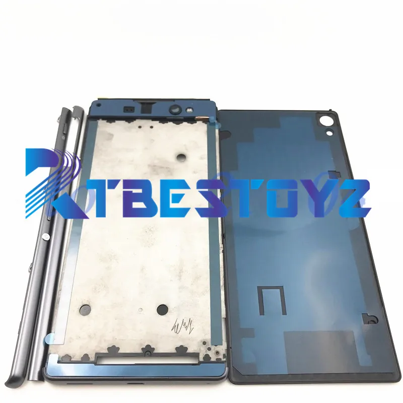Full Housing Middle Front Frame Bezel For Sony Xperia XA Ultra C6 F3215 F3216 F3212+ Side Rail Stripe with Buttons | Мобильные