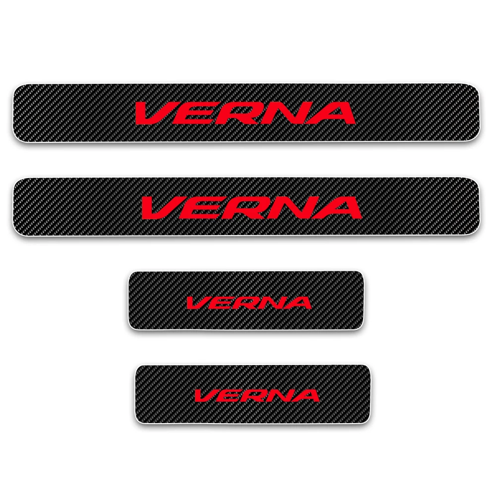Car Door Sill For Hyundai VERNA Threshold Plate Entry Guard Scuff Car-styling Accessories 4Pcs | Автомобили и мотоциклы