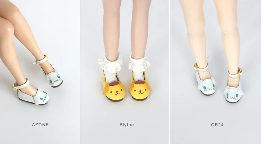 Blyth кукла обувь белый собака обувь желтый цвет доступны для Blyth Azone Lati OB24 куклы аксессуары обувь для кукол